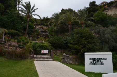 Mysiga vägen upp till lägenheten från Playa Burriana